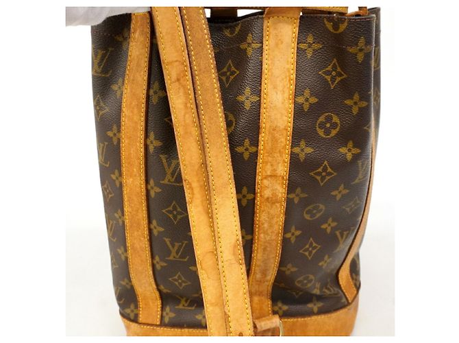 Borsa a tracolla Louis Vuitton Monogram Randonee PM Marrone - vista 7
