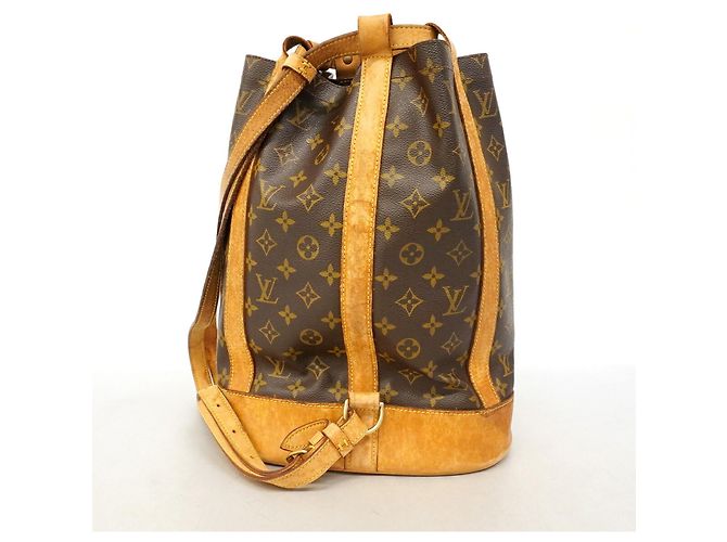 Borsa a tracolla Louis Vuitton Monogram Randonee PM Marrone - vista 9