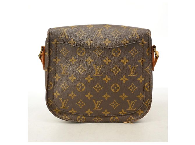 Borsa a tracolla Louis Vuitton Monogram Saint Cloud GM Marrone - vista 12