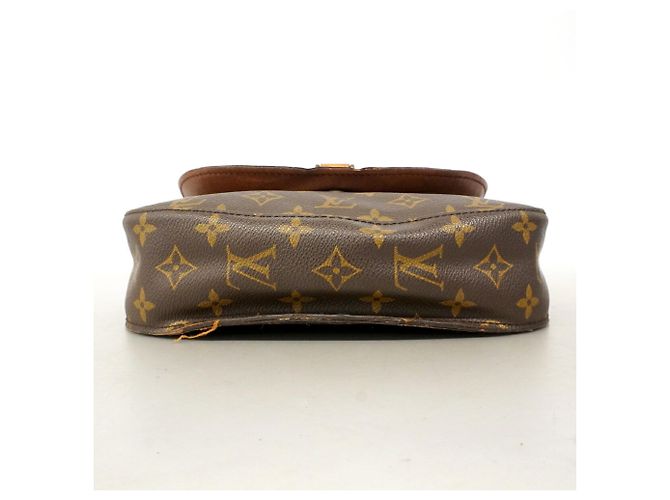 Borsa a tracolla Louis Vuitton Monogram Saint Cloud GM Marrone - vista 3