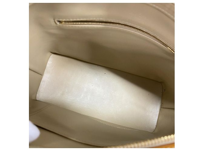 Borsa Tote Louis Vuitton Vernis Houston Beige - vista 4