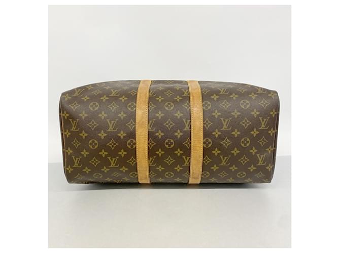 Louis Vuitton Boston Monogram Keepall 45 Marrone - vista 3