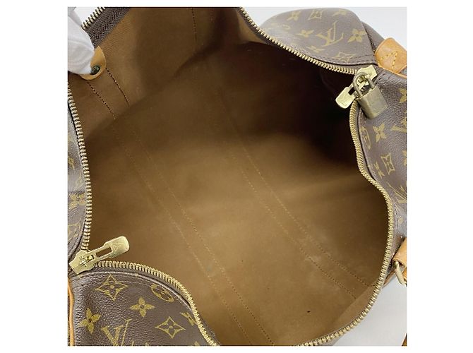Louis Vuitton Boston Monogram Keepall 45 Marrone - vista 4