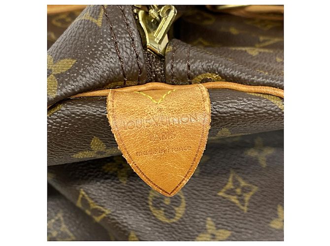 Louis Vuitton Boston Monogram Keepall 45 Marrone - vista 5
