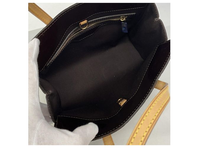 Borsa Louis Vuitton Vernis Catalina BB Bordò - vista 4