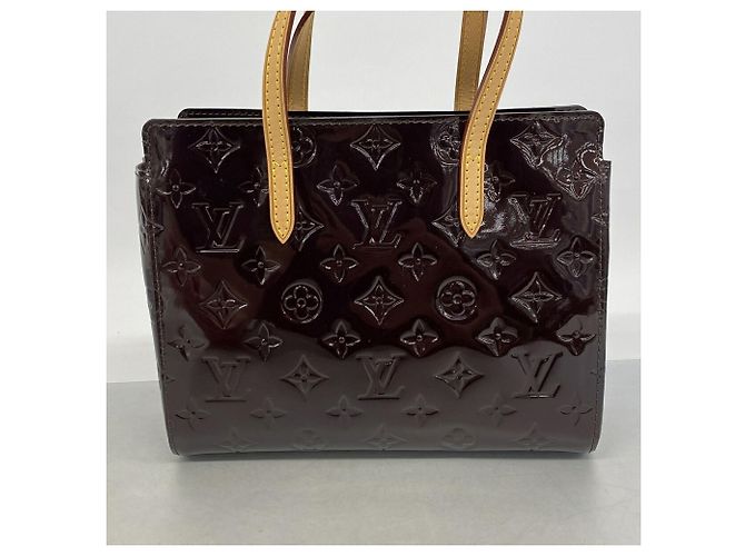 Borsa Louis Vuitton Vernis Catalina BB Bordò - vista 8