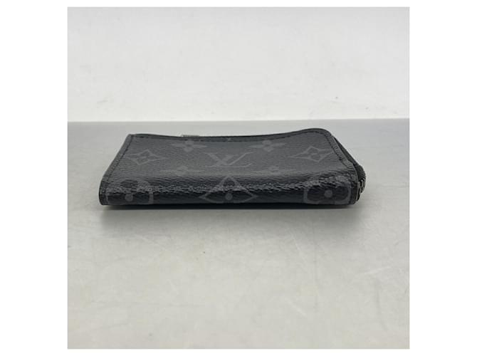 Louis Vuitton Monogram Eclipse Coin Case Black - view 2