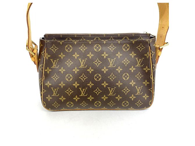 Borsa a tracolla Louis Vuitton Monogram Vivacite GM Marrone - vista 10