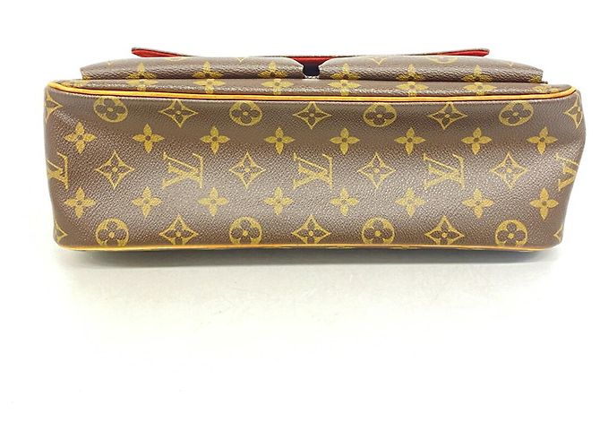 Borsa a tracolla Louis Vuitton Monogram Vivacite GM Marrone - vista 3