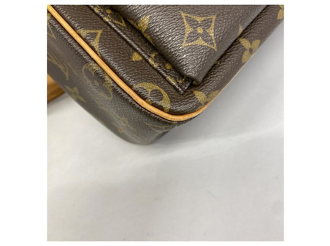 Borsa a tracolla Louis Vuitton Monogram Vivacite GM Marrone - vista 9