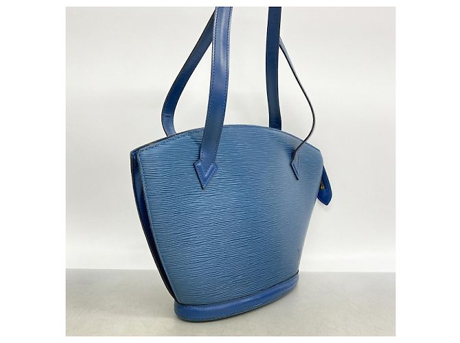 Borsa a tracolla Louis Vuitton Epi Saint Jacques Blu - vista 2