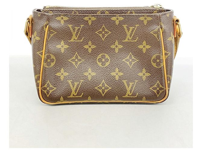 Borsa a tracolla Louis Vuitton Monogram Vivacite PM Marrone - vista 11