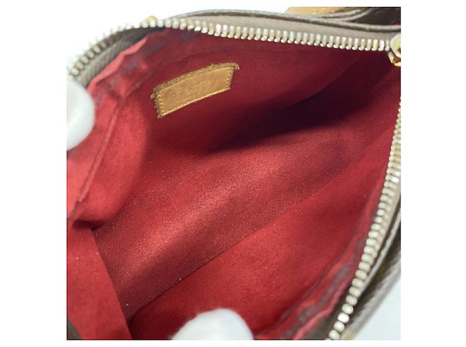 Borsa a tracolla Louis Vuitton Monogram Vivacite PM Marrone - vista 4