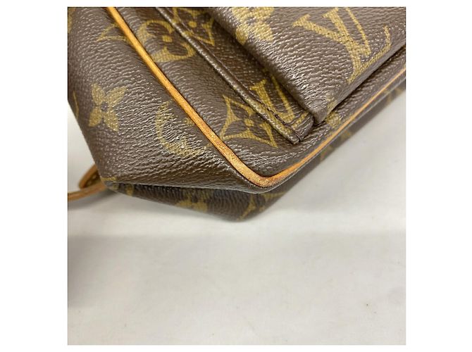 Borsa a tracolla Louis Vuitton Monogram Vivacite PM Marrone - vista 6