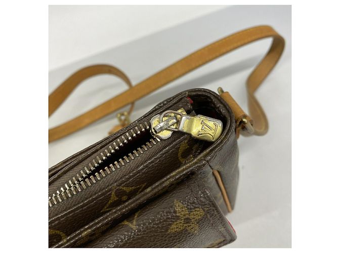 Borsa a tracolla Louis Vuitton Monogram Vivacite PM Marrone - vista 7
