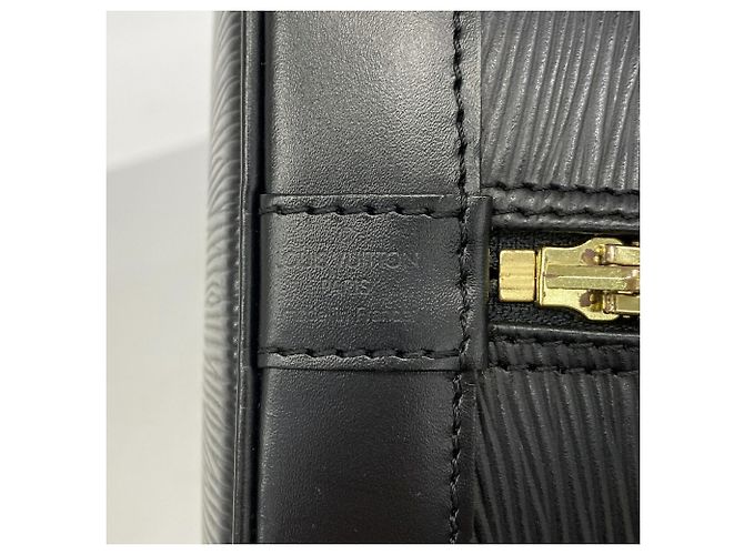 Borsa a mano Louis Vuitton Alma in pelle Epi Nero - vista 5