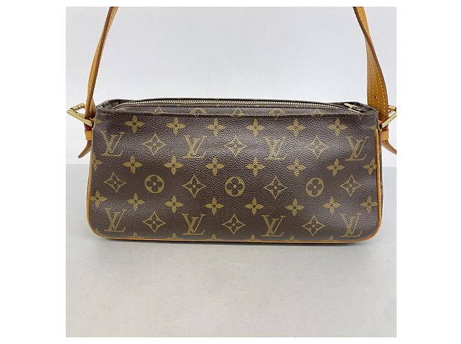 Borsa a tracolla Louis Vuitton Monogram Vivacite MM Marrone - vista 12