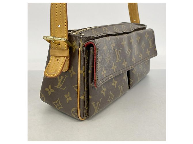 Borsa a tracolla Louis Vuitton Monogram Vivacite MM Marrone - vista 2