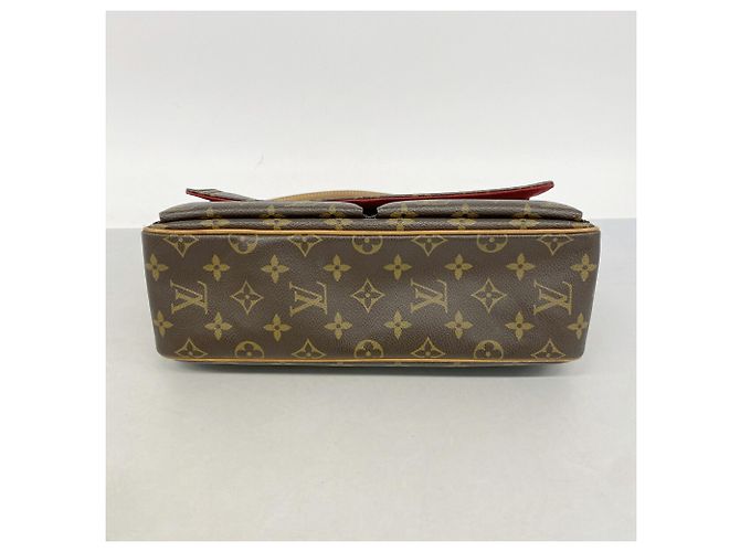 Borsa a tracolla Louis Vuitton Monogram Vivacite MM Marrone - vista 3