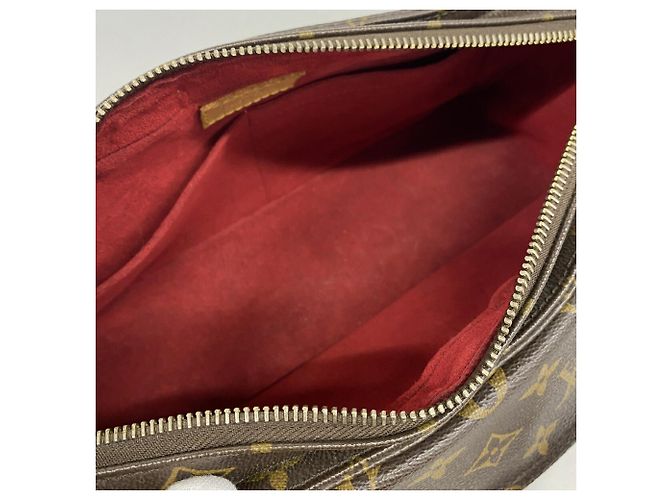 Borsa a tracolla Louis Vuitton Monogram Vivacite MM Marrone - vista 4