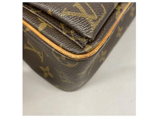 Borsa a tracolla Louis Vuitton Monogram Vivacite MM Marrone - vista 6