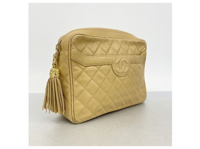 Borsa a tracolla Chanel Beige Matelassé - vista 2