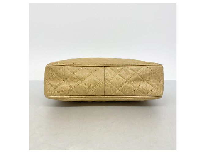 Borsa a tracolla Chanel Beige Matelassé - vista 3
