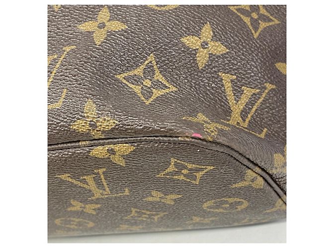 Borsa Tote Louis Vuitton Monogram Neverfull PM Marrone Rosa - vista 10
