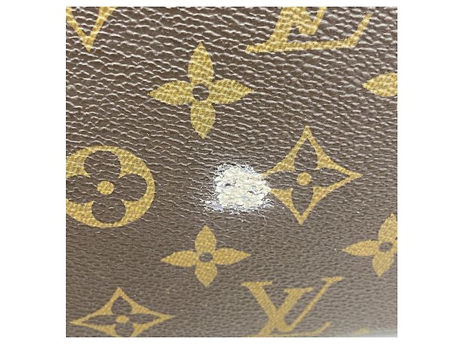 Borsa Tote Louis Vuitton Monogram Neverfull PM Marrone Rosa - vista 6