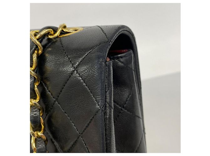 Borsa a tracolla con catena Chanel Matelassé Nero - vista 7