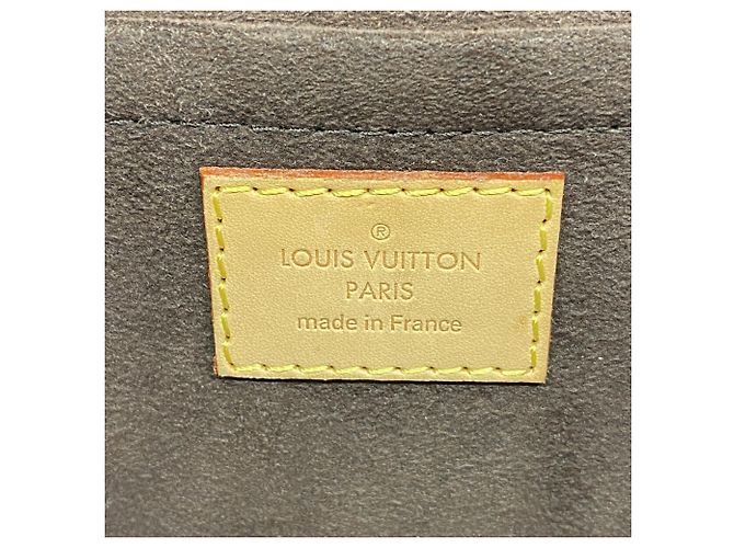 Borsa Louis Vuitton Monogram Pochette Metis MM Marrone - vista 5