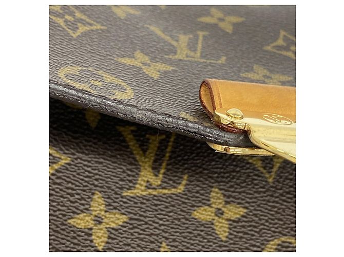 Borsa Louis Vuitton Monogram Pochette Metis MM Marrone - vista 6