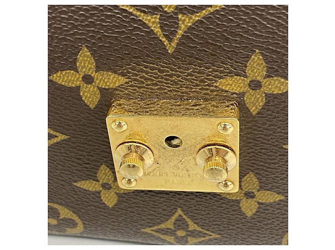 Borsa Louis Vuitton Monogram Pochette Metis MM Marrone - vista 8