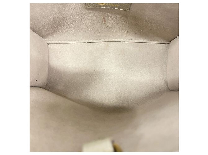 Borsa Louis Vuitton Monogram Empreinte Bicolor OnTheGo BB Beige - vista 4