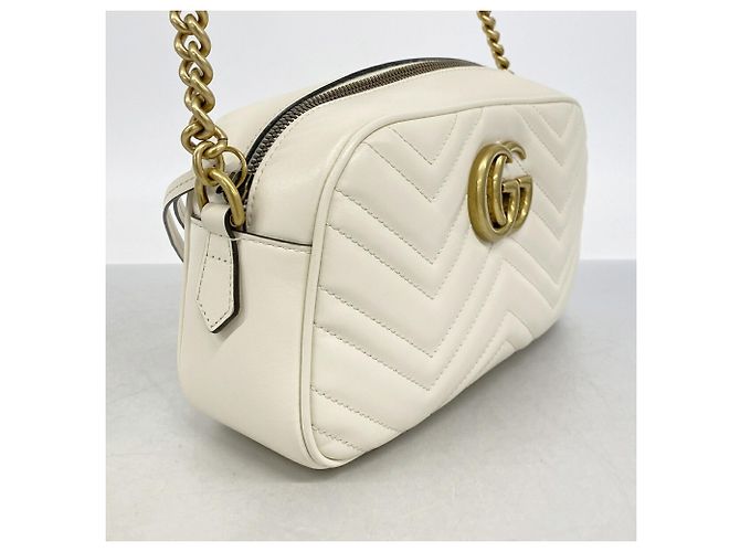Borsa a tracolla Gucci GG Marmont Crudo - vista 2