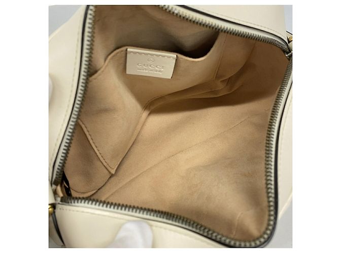 Borsa a tracolla Gucci GG Marmont Crudo - vista 4