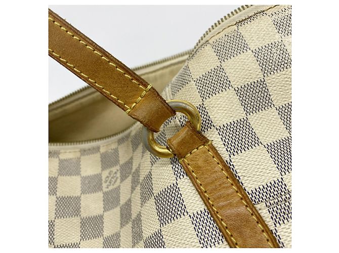 Borsa Tote Louis Vuitton Damier Azur Totally MM Bianco - vista 10