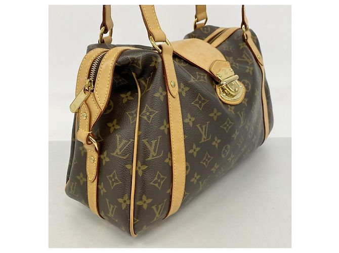 Borsa a tracolla Louis Vuitton Monogram Streza PM Marrone - vista 2