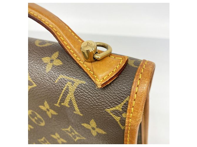 Borsa Louis Vuitton Monogram Bel Air Marrone - vista 9