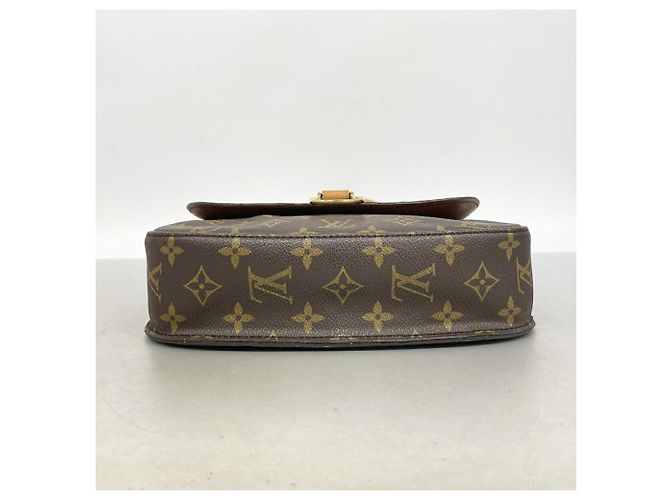 Borsa a tracolla Louis Vuitton Monogram Saint Cloud GM Marrone - vista 3