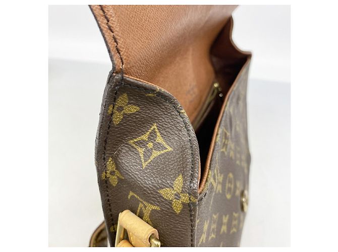 Borsa a tracolla Louis Vuitton Monogram Saint Cloud GM Marrone - vista 6