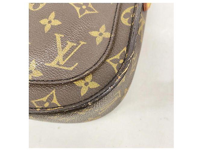 Borsa a tracolla Louis Vuitton Monogram Saint Cloud GM Marrone - vista 7