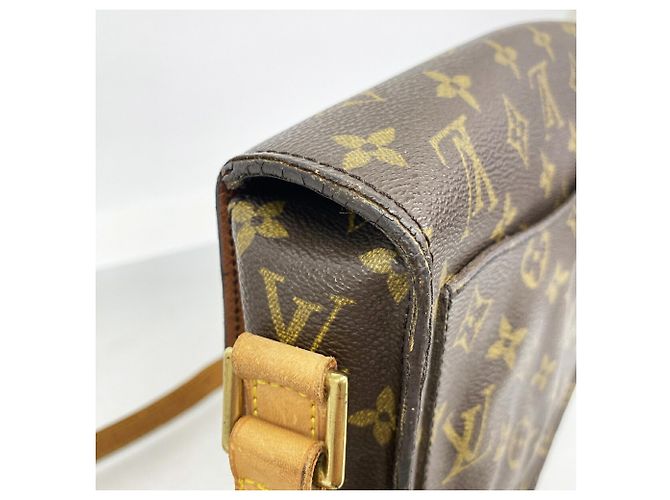 Borsa a tracolla Louis Vuitton Monogram Saint Cloud GM Marrone - vista 8