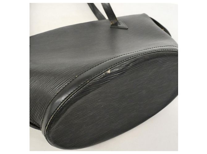 Borsa Tote Louis Vuitton Epi Saint Jacques Nero - vista 10