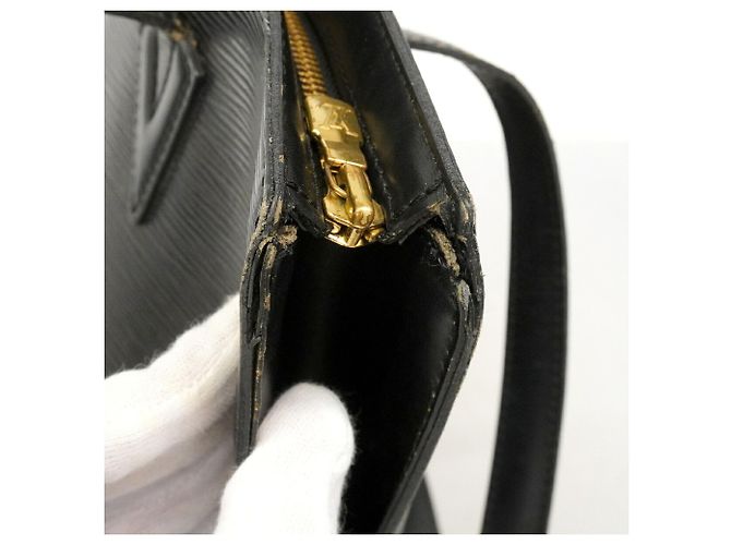 Borsa Tote Louis Vuitton Epi Saint Jacques Nero - vista 7