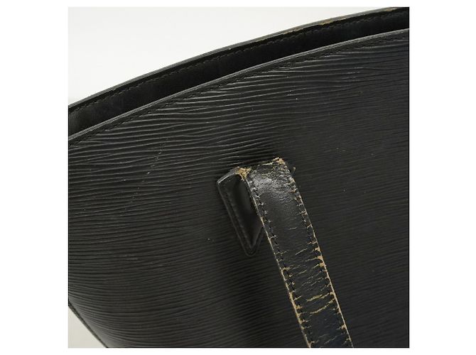 Borsa Tote Louis Vuitton Epi Saint Jacques Nero - vista 9