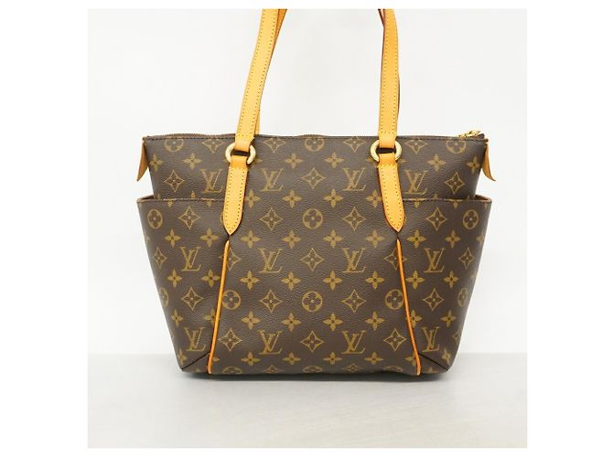 Borsa Tote Louis Vuitton Monogram Totally PM Marrone - vista 9