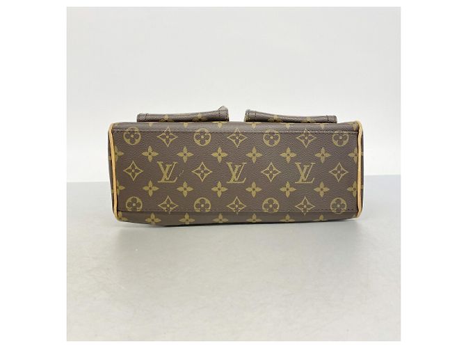 Borsa Louis Vuitton Monogram Manhattan PM Marrone - vista 3