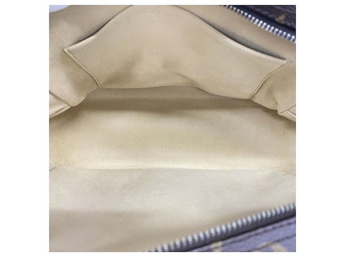 Borsa Louis Vuitton Monogram Manhattan PM Marrone - vista 4