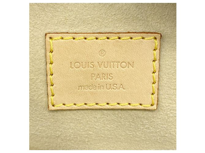 Borsa Louis Vuitton Monogram Manhattan PM Marrone - vista 5
